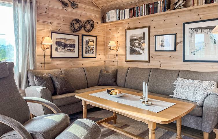 Ferienhaus für 8 Personen mit Sauna in Hartevatnet, Bykle