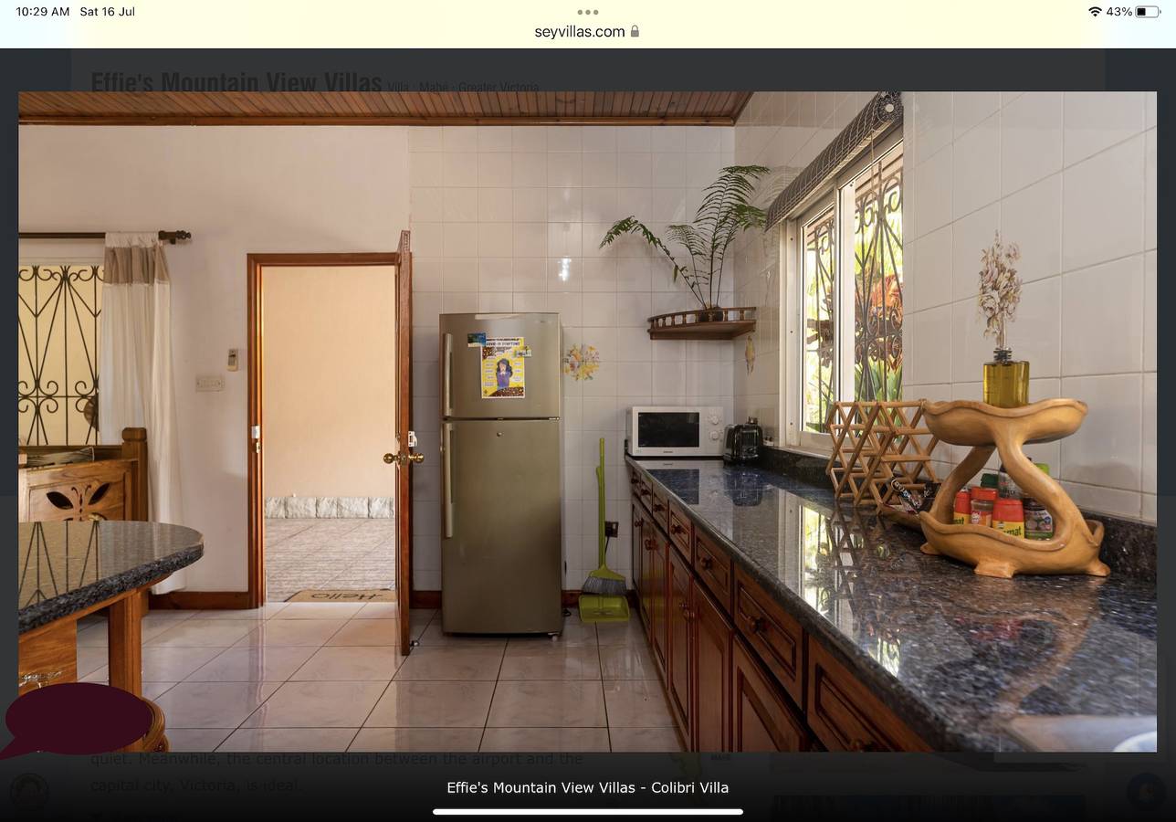 Effie’s Mountain View Villa Coco Villa in Mahé