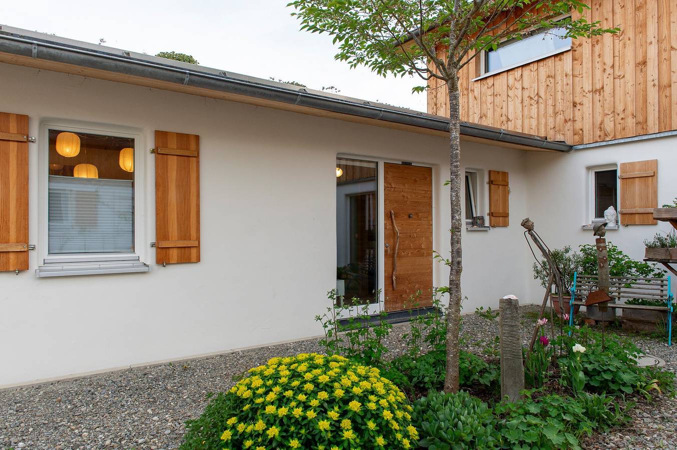 Ferienhaus 'Ländliches Öko-flair Im Strohhaus' mit privater Terrasse und Wlan in Frickingen, Region Bodensee-Oberschwaben