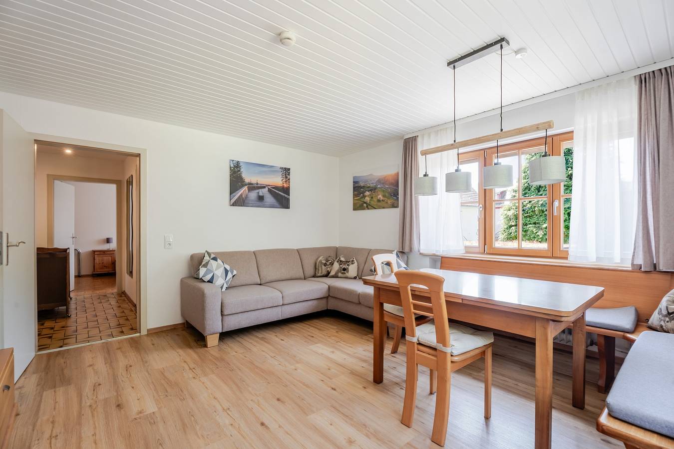 Ganze Wohnung, Ferienwohnung 'Bergfranzenhof' mit Gemeinschaftsterrasse, Balkon und Wlan in Oppenau, Mittlerer Schwarzwald