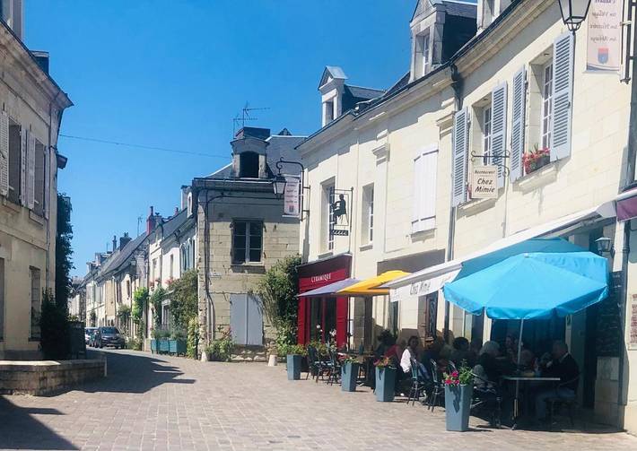 Chambre d’hôte pour 2 personnes, avec Terrasse à Fontevraud-l'Abbaye