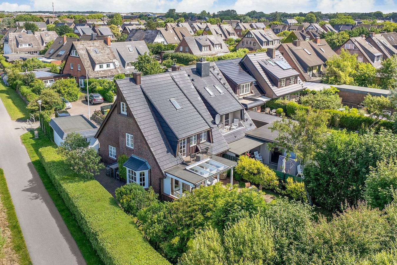 Stillvolles Ferienhaus für 5 Pers. in traumhafter Lage an den Tinnumer Wiesen in Tinnum, Sylt (Gemeinde)