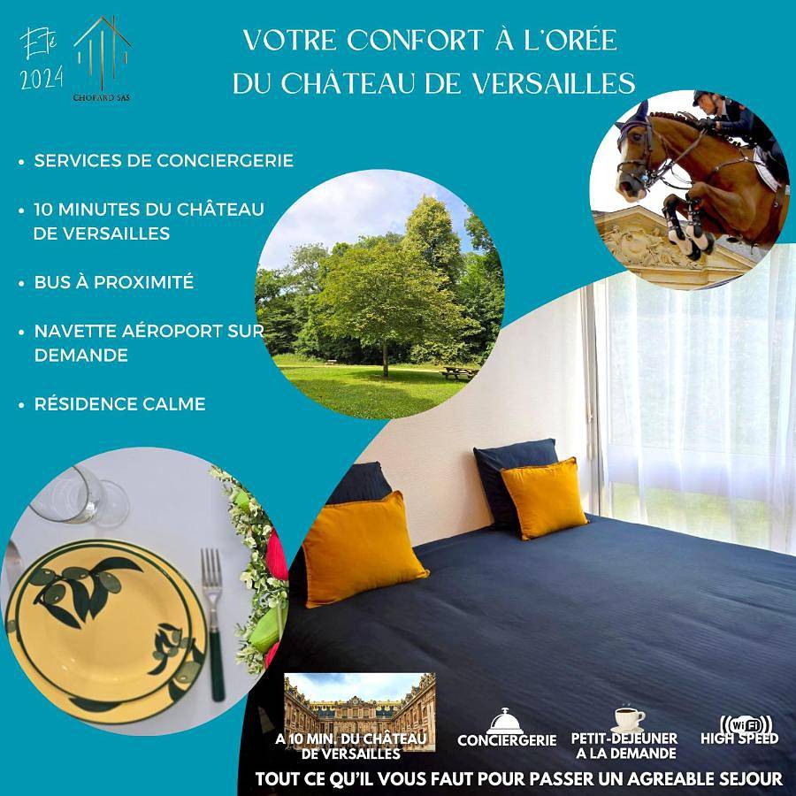 Appartement entier, Studio with Terrace in Le Chesnay, Yvelines