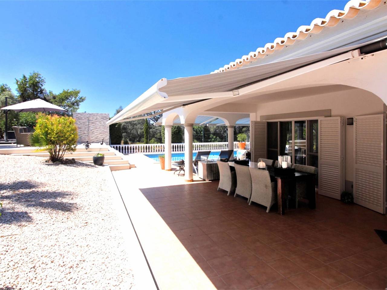 Schicke Villa mit privatem Pool und Klima - 4 Pers. in Estômbar, Lagoa