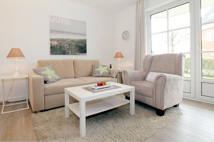 Ganze Wohnung, Ferienwohnung mit 2-Zimmern auf ca. 45m² am Südstrand in Nordfriesische Inseln (Schleswig-Holstein) (Schleswig-Holstein), Wyk auf Föhr