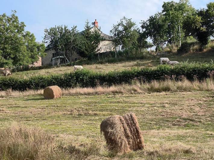 Location de vacances pour 3 personnes, avec vue ainsi que terrasse et jardin à Larochemillay - 2
