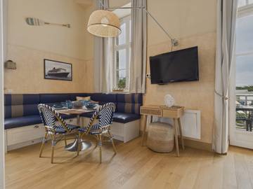 Gîte pour 4 personnes, avec piscine et balcon à Le Croisic