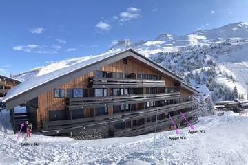 Gîte pour 4 personnes, avec balcon dans Méribel-Mottaret