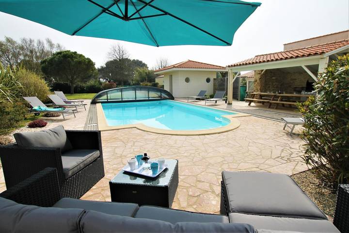 Villa pour 10 personnes, avec jardin et piscine, adapté aux familles en Vendée - 2
