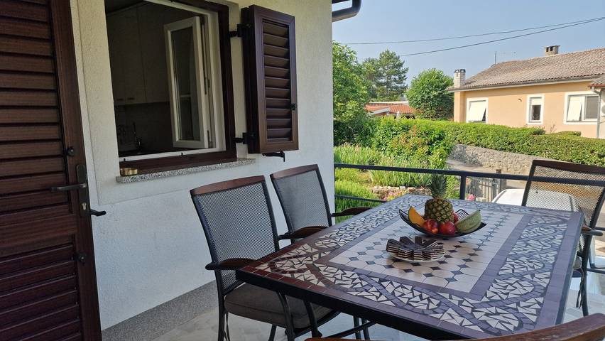 Casa vacanza per 4 persone, con giardino in Krk (Croazia)