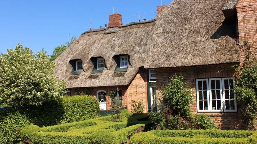 Ferienwohnung für 2 Personen, mit Terrasse und Garten in Borgsum
