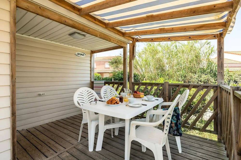 Mobil-home | Comfort | 3 Ch. | 6 pers. | Terrasse simple | A/C in Plages des Cabanes de Fleury, Vendres