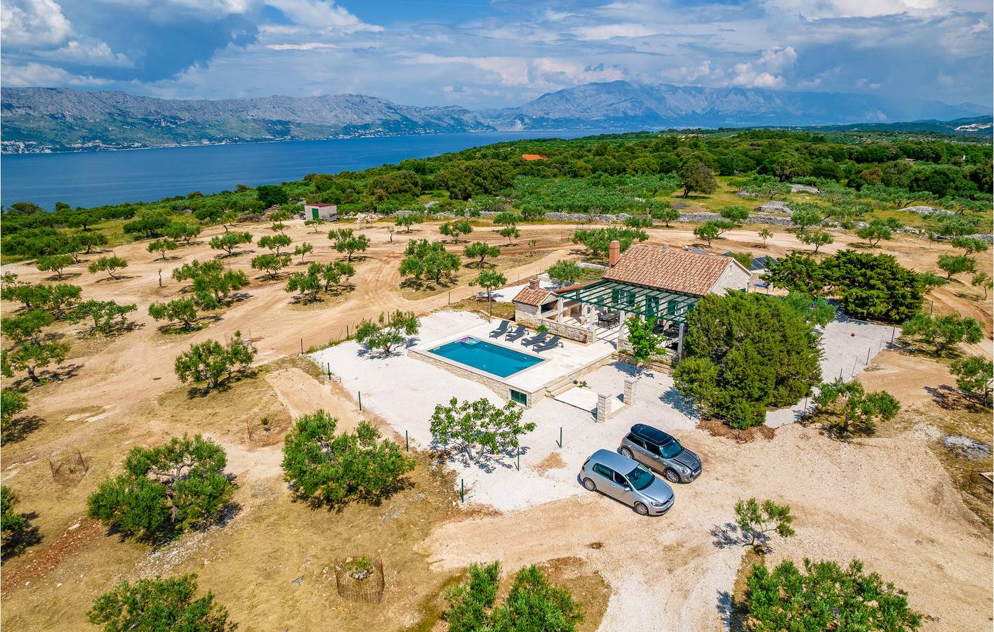 Ferienhaus für 5 Personen mit Terrasse in Pucisca, Brac