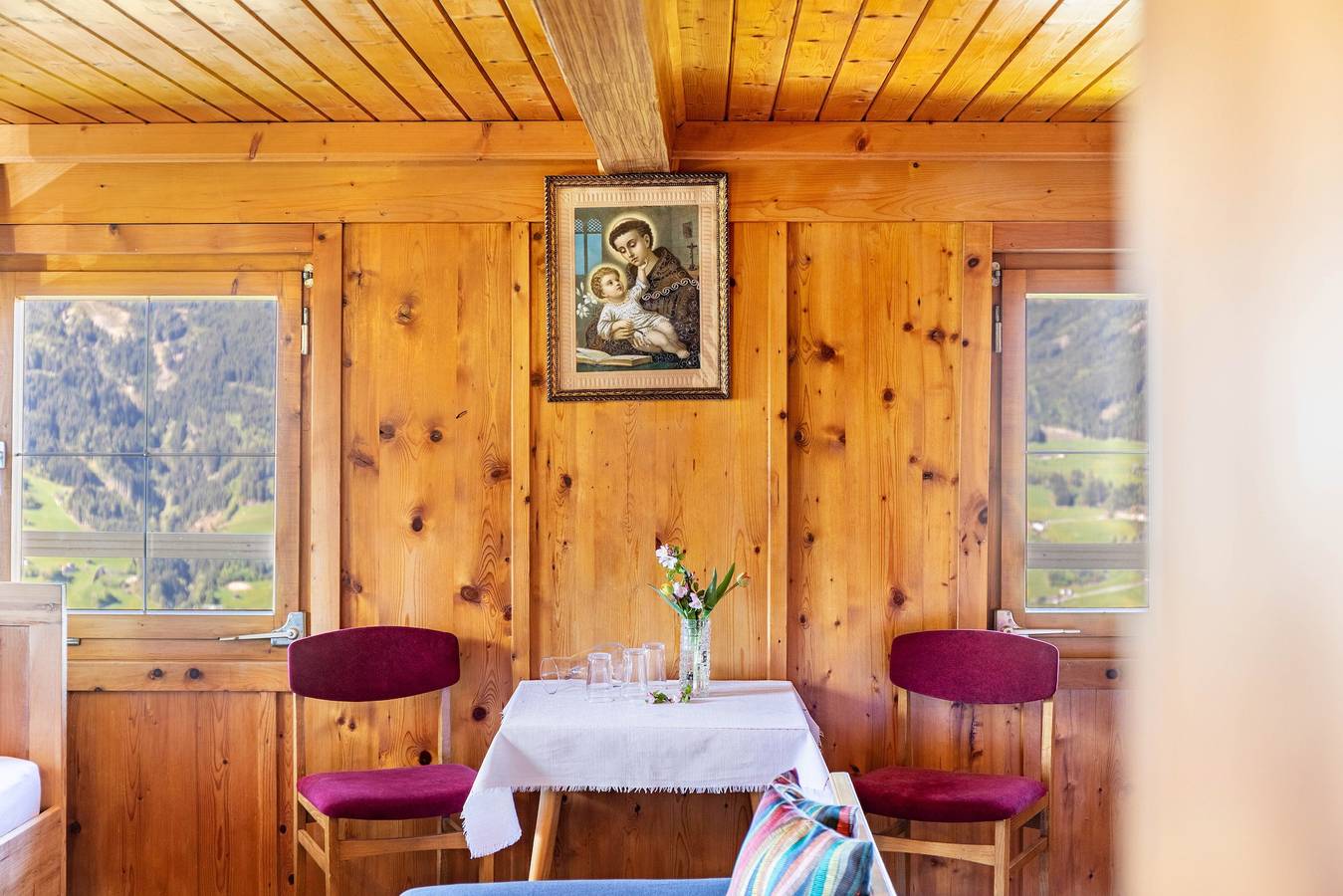 Dreibettzimmer mit Ausblick in Stummerberg, Ski-Optimal Hochzillertal