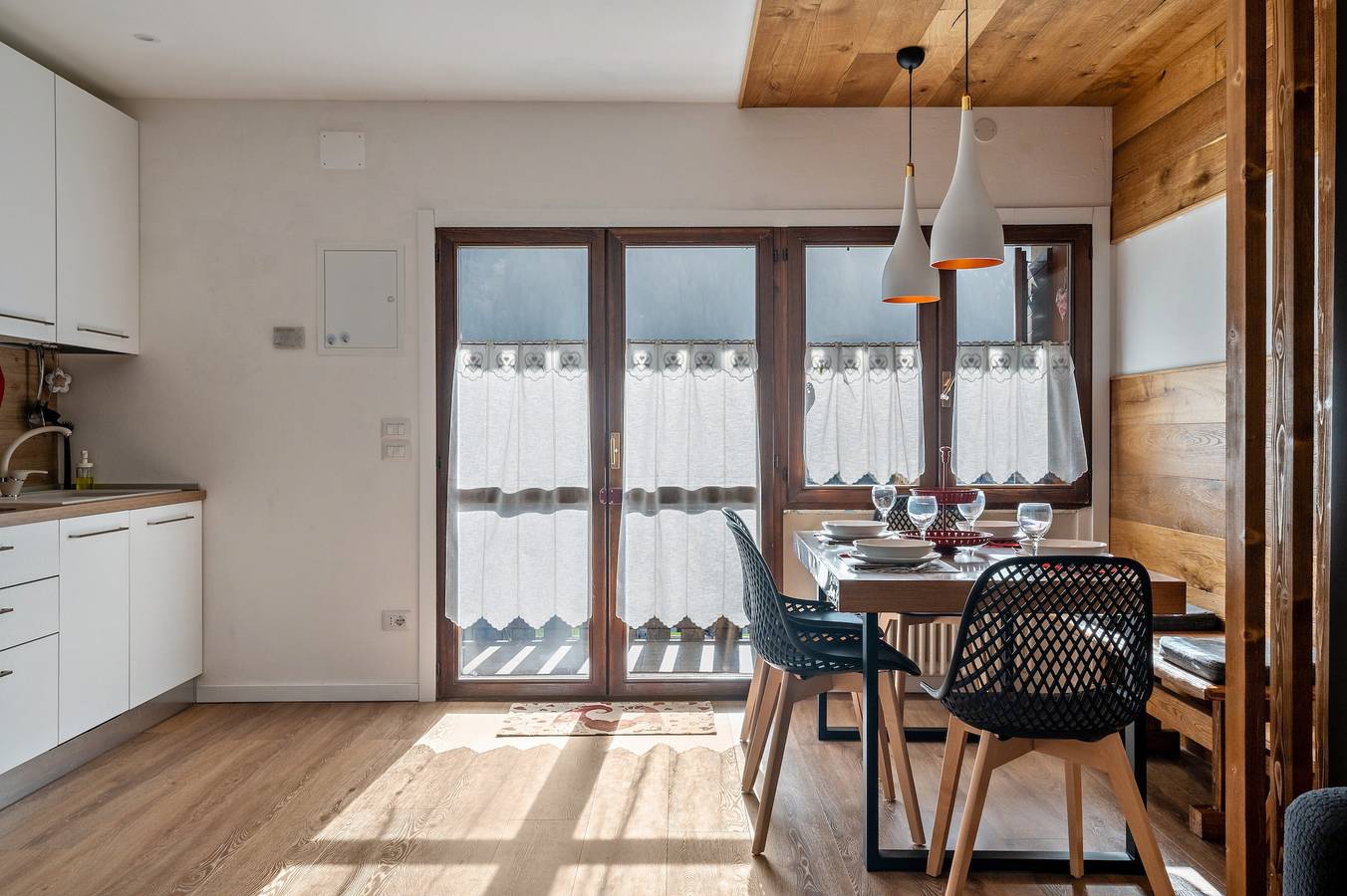 Ganze Wohnung, Ferienwohnung 'Casa Caterina' mit Bergblick, privater Terrasse und Wlan in San Giovanni di Fassa, Dolomiti Superski