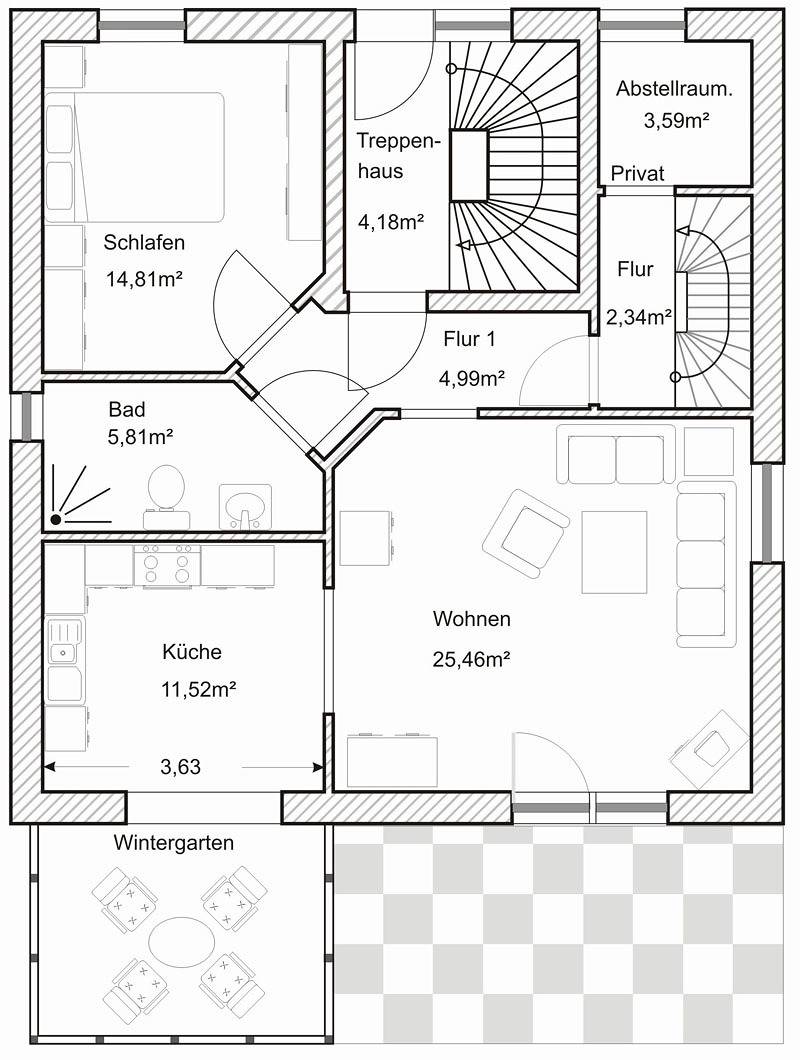 Ganze Ferienwohnung, Residenz Friesen-Möwe - Grande Suite - 232/001 in Büsum, Dithmarschen
