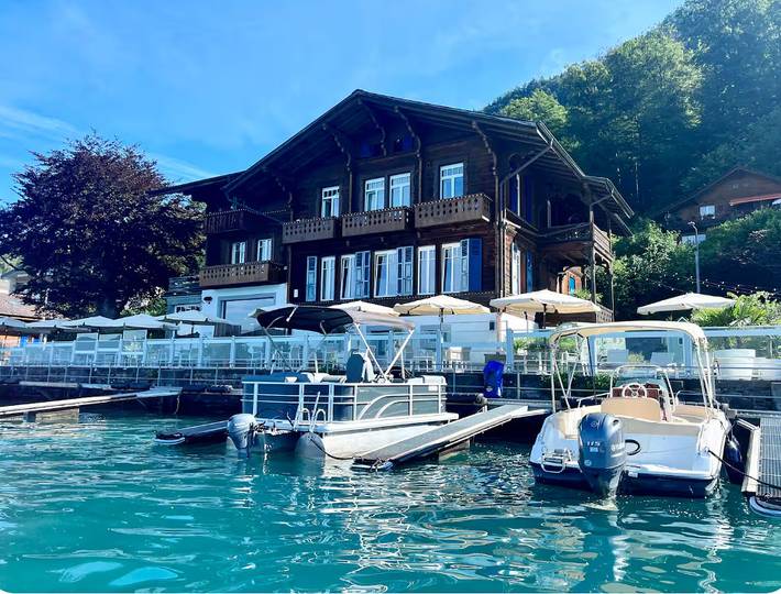 Ferienhaus für 4 Personen, mit Balkon und Garten sowie Pool in Luzern