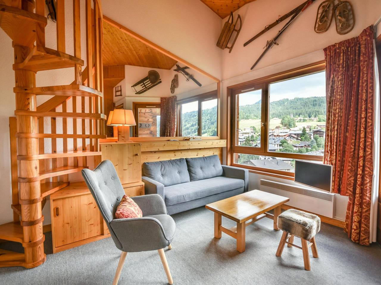 Apartamento entero, Dúplex T2 para 5 pers en Les Gets, cerca del centro, parking y tenis in Les Gets, Les Portes du Soleil