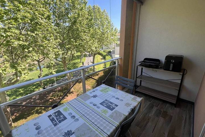 Appartement de vacances pour 6 personnes, avec piscine