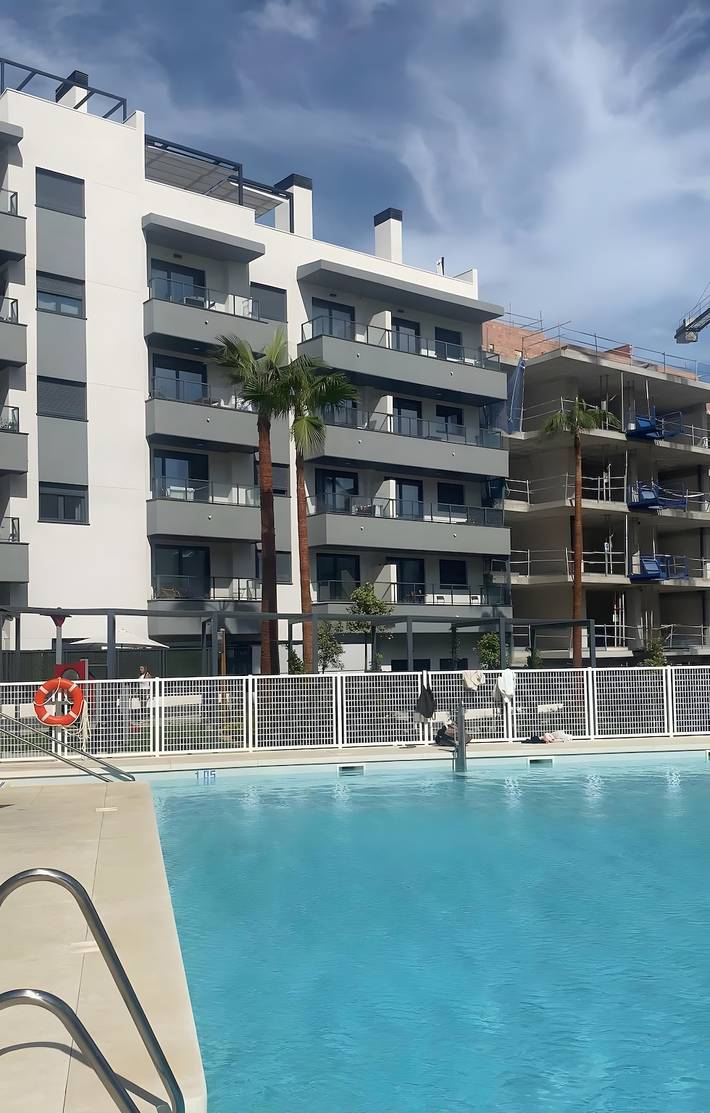Apartamento para 6 personas, con Balcón y Piscina para niños en Las Lagunas