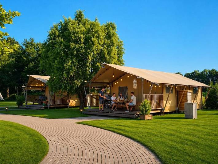 Ferienhaus für 3 Personen, mit Terrasse und Seeblick sowie Ausblick im Münsterland - 3