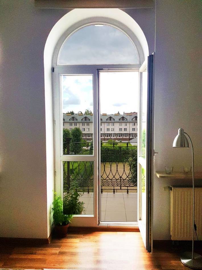 Apartament wakacyjny dla 6 osób, z Balkon i Widok w Łomża