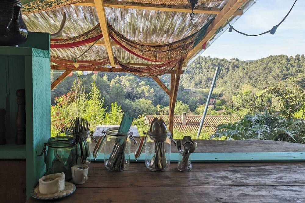 Yourte in Provence , at la Mauvaise Herbe, Barjols in Barjols, Brignoles region