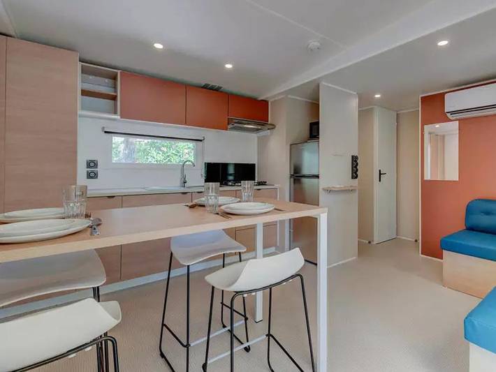 Mobil home pour 6 personnes, avec sauna à Le Bourg-d'Oisans - 4