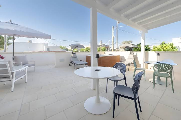 Apartament wakacyjny dla 4 osób, z jacuzzi i ogród w Apulia