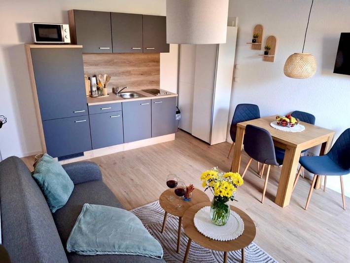 Ferienwohnung für 3 Personen, mit Terrasse