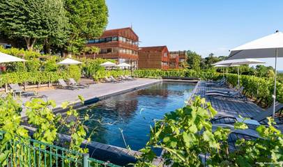 Hôtel pour 2 personnes, avec jardin ainsi que vue et piscine, animaux acceptés à Bouliac