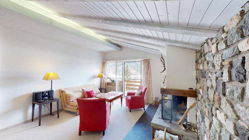 Ferienwohnung für 4 Personen, mit Balkon in Samedan - 4