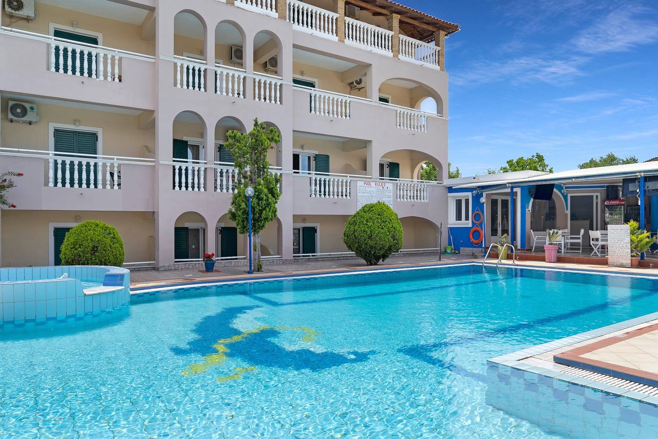 Ganze Wohnung, Apartment 'Sandy Maria 505' mit Gemeinschaftspool, Wlan in Gaitani, Zakynthos