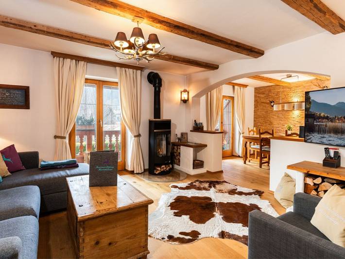 Ferienwohnung für 4 Personen, mit Balkon und Garten