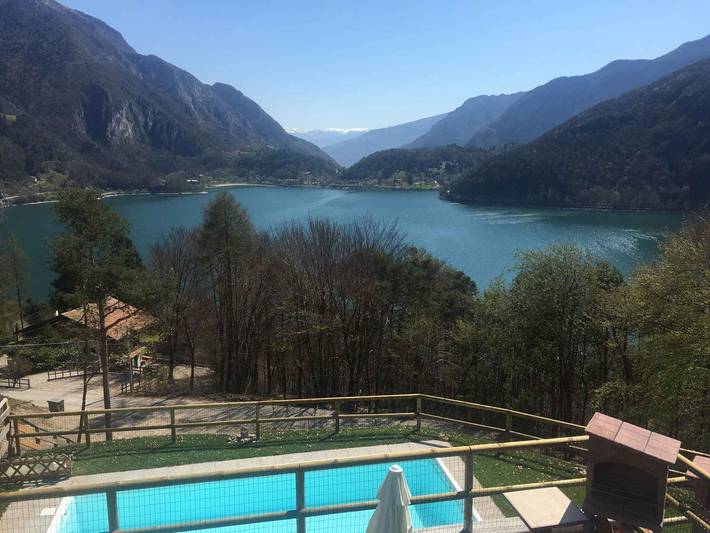 Ferienwohnung für 6 Personen, mit Garten am Ledrosee