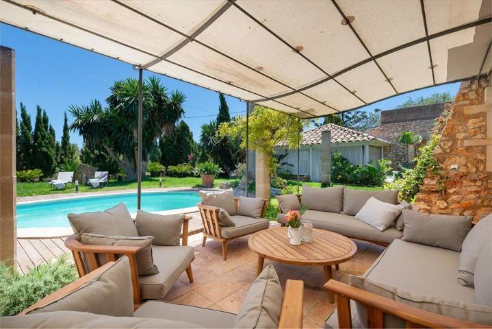 Finca für 11 Personen, mit Terrasse und Garten sowie Pool in S'Alqueria Blanca - 4