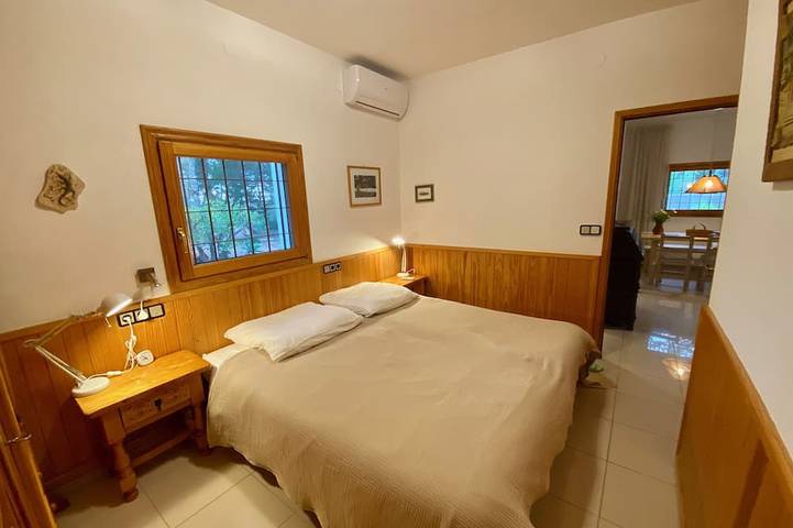 Vacation home with sea views and large plot directly on Playa Migjorn in Playa de Migjorn, Formentera