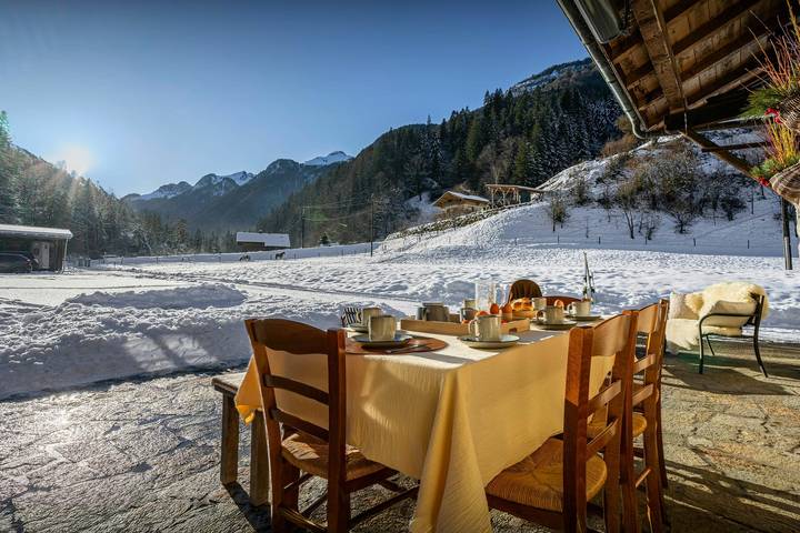 Maison de vacances pour 12 personnes, avec jardin, adapté aux familles à Thônes
