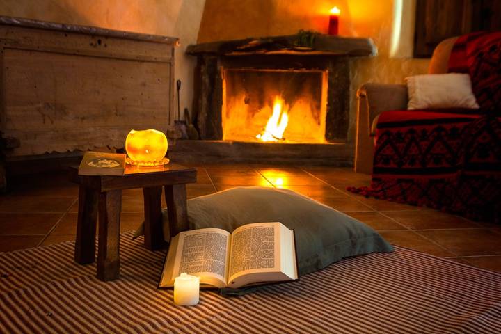 Casa rural para 6 personas, con vistas además de jardín y balcón en Laroya - 4