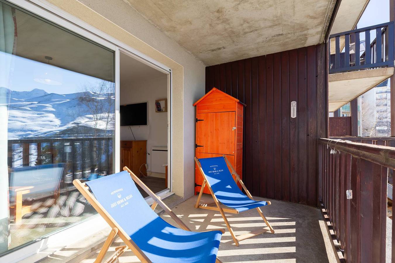 Apartamento vacacional entero, Apartamento de vacaciones para 8 personas con balcón in Germ, Pirineos franceses