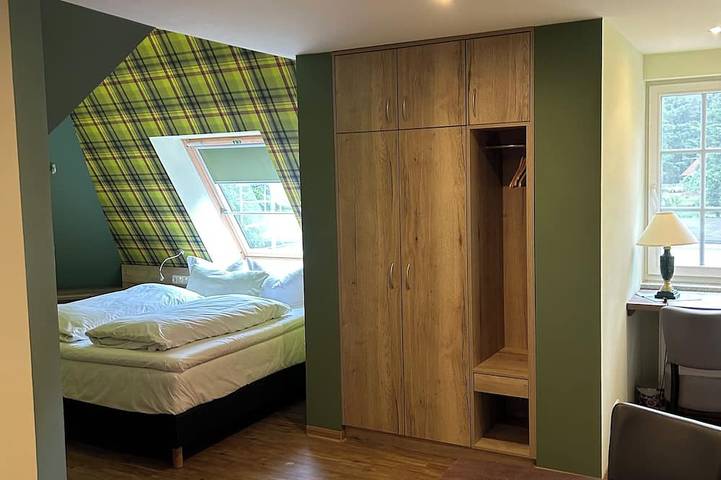 Ferienwohnung für 2 Personen, mit Sauna und Garten sowie Balkon in Fürstenberg/Havel