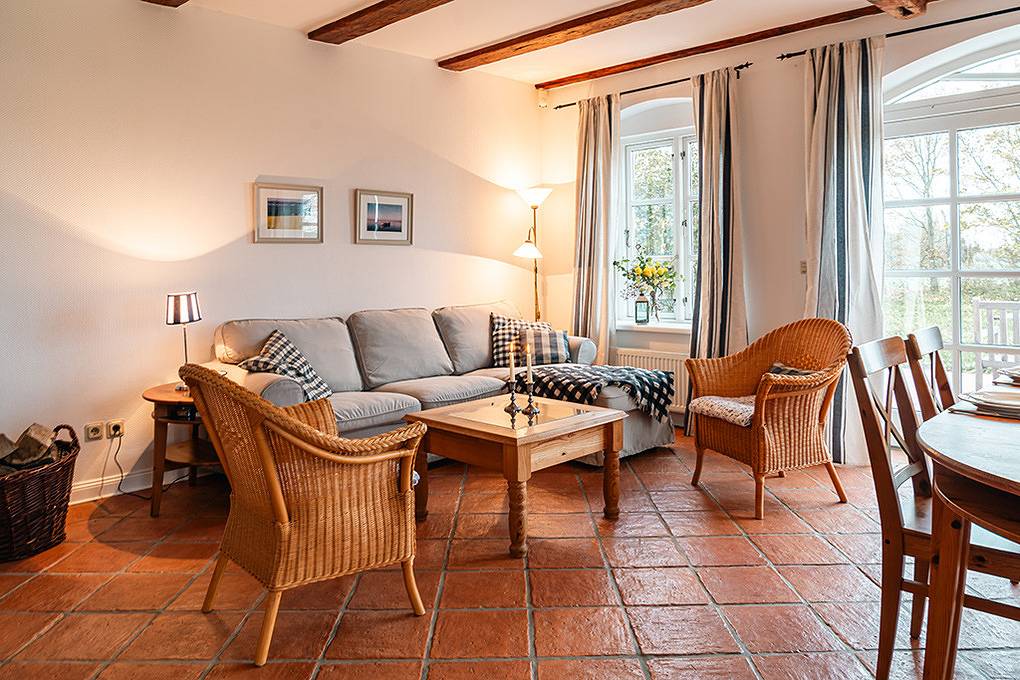 Ganze Ferienwohnung, D 128.023A - Ferienwohnung "Wildgans" in Vaschvitz, Trent