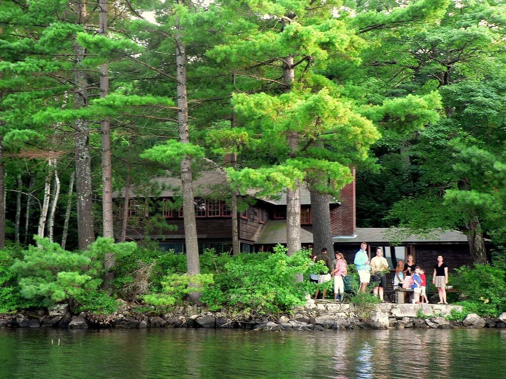 Squam Lake, atemberaubende Aussicht, privater friedlicher Rückzugsort in Moultonborough, Squam Lake