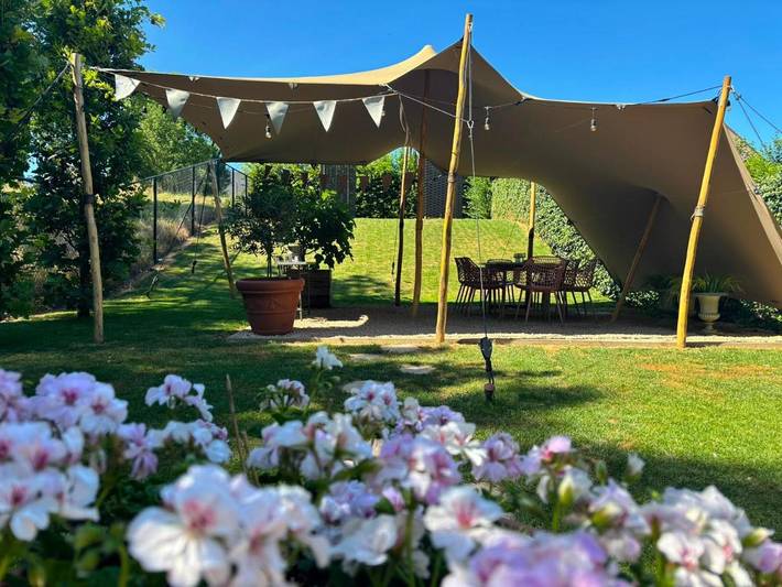 Location de vacances pour 9 personnes, avec Terrasse et Jardin ainsi que Sauna et Vue à Bilzen
