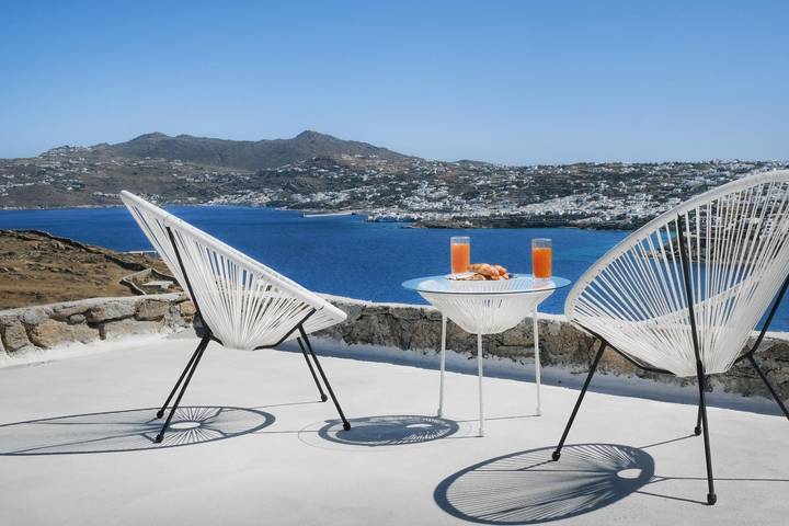 Studio für 3 Personen, mit Ausblick und Terrasse, kinderfreundlich - 1