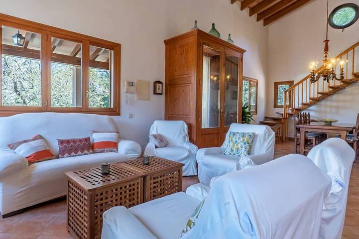 Finca für 6 Personen mit Privatpool. Ruhige Ländliche Lage in Porreres, Majorque du Sud