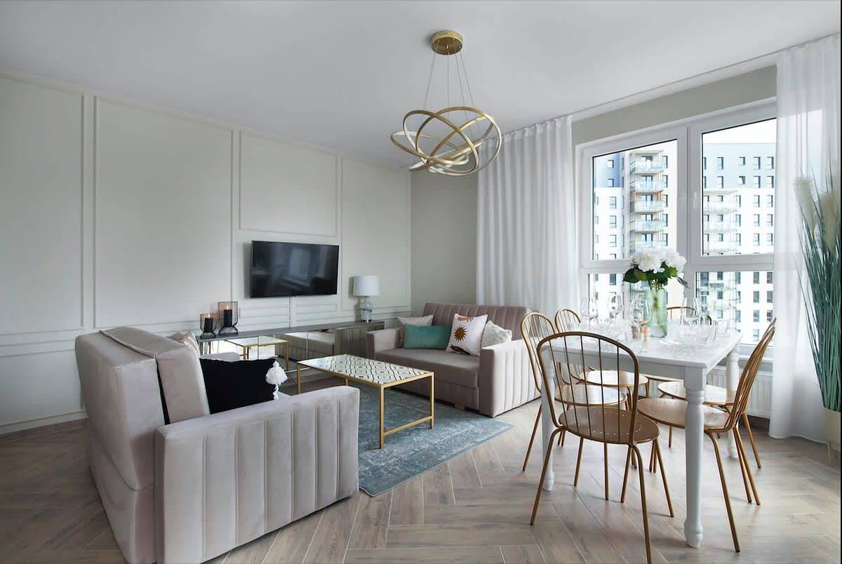 Entire apartment, Elite Apartments Boho | city view  & free parking included | Seaside in Przymorze Wielkie, Gdansk