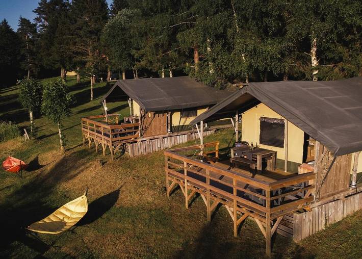 Camping para 6 personas, con terraza y jardín además de piscina y vistas - 1