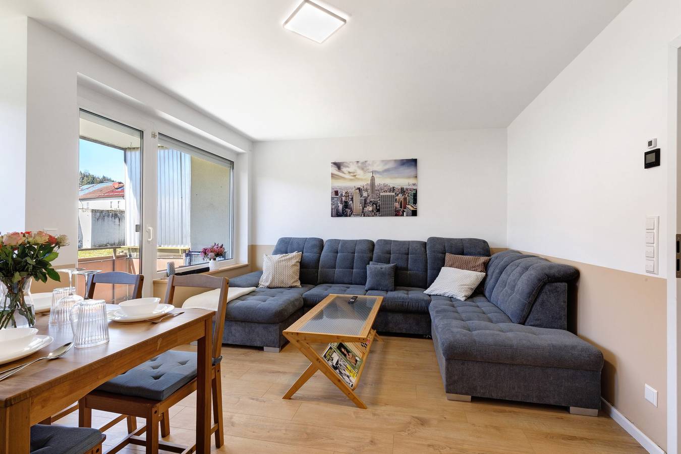 Ganze Wohnung, Apartment „Deluxe in ruhiger Lage“ mit Balkon und Wlan in Oberkochen, Erlebnisregion Ostalb region