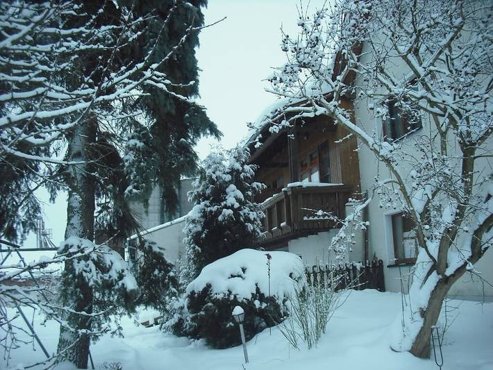 Ferienhaus für 2 Personen, mit Balkon und Balkon/Terrasse sowie Garten